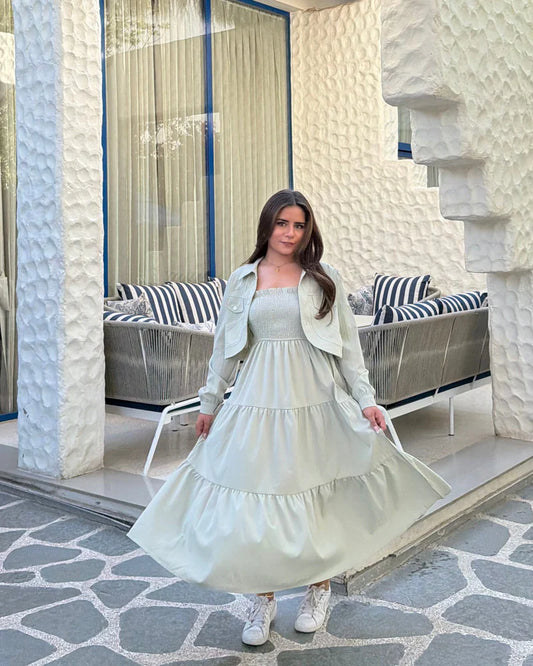 Flared Midi Dress