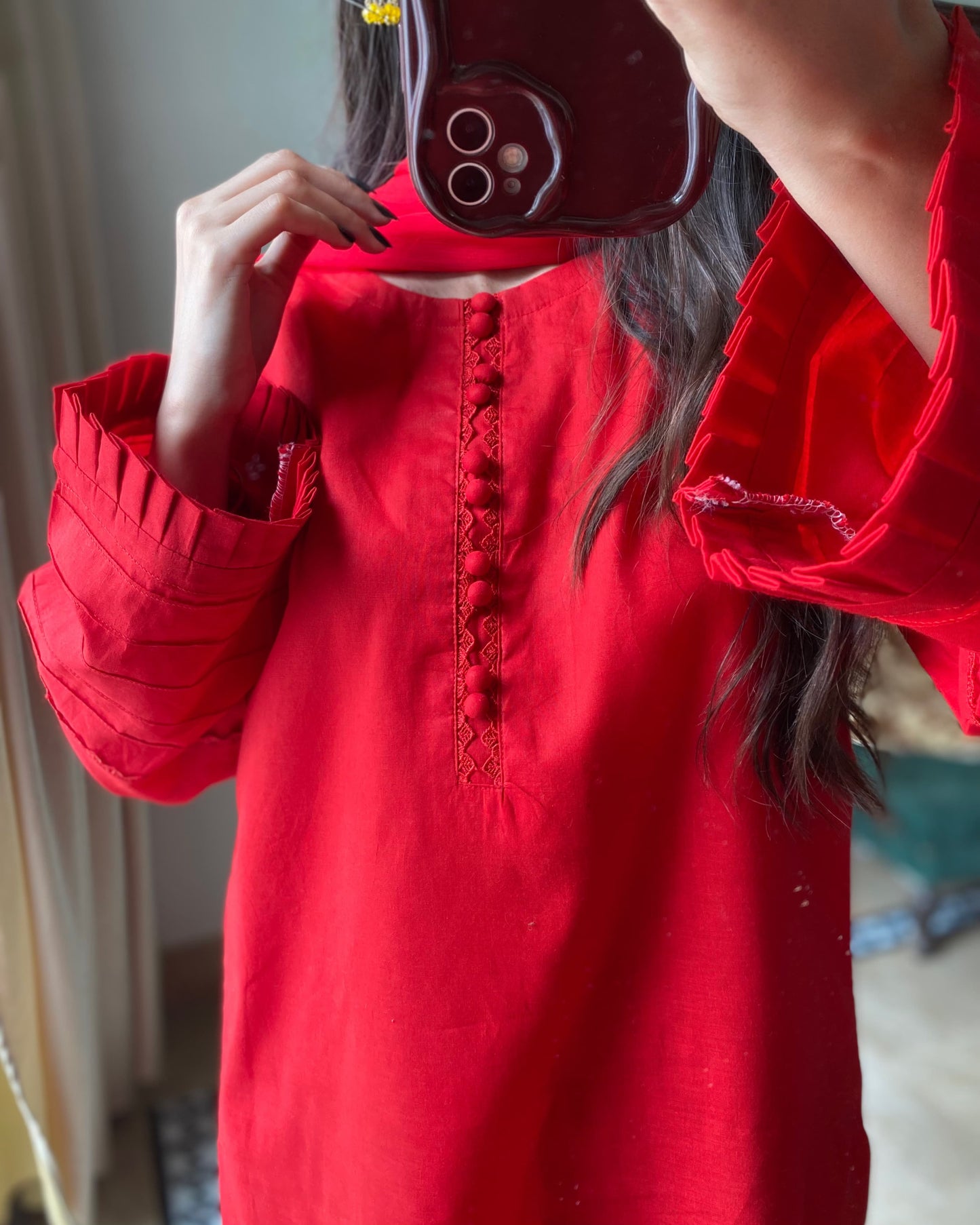 Red Blossom 3 Piece Set 🌹