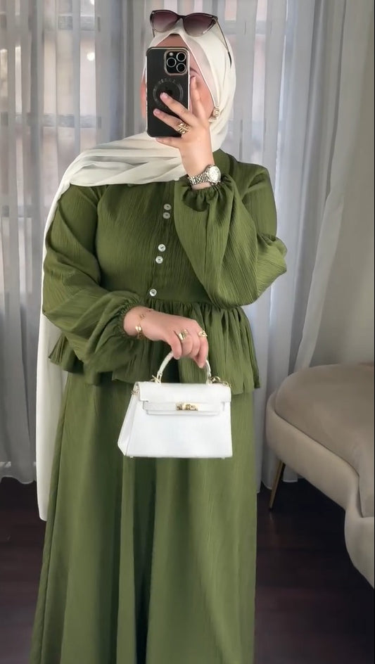 Emerald Grace Skirt Set πΏ