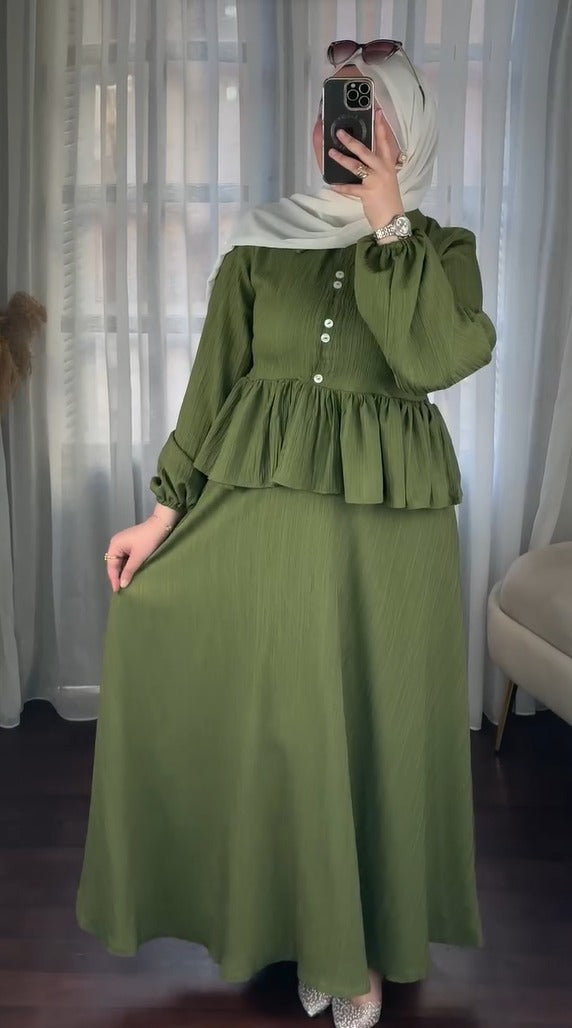 Emerald Grace Skirt Set 🌿