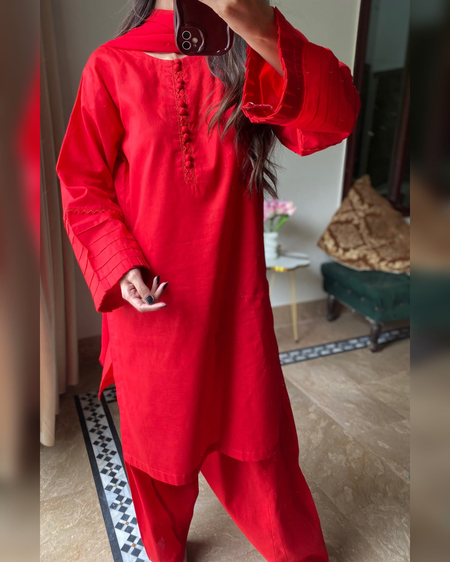 Red Blossom 3 Piece Set 🌹