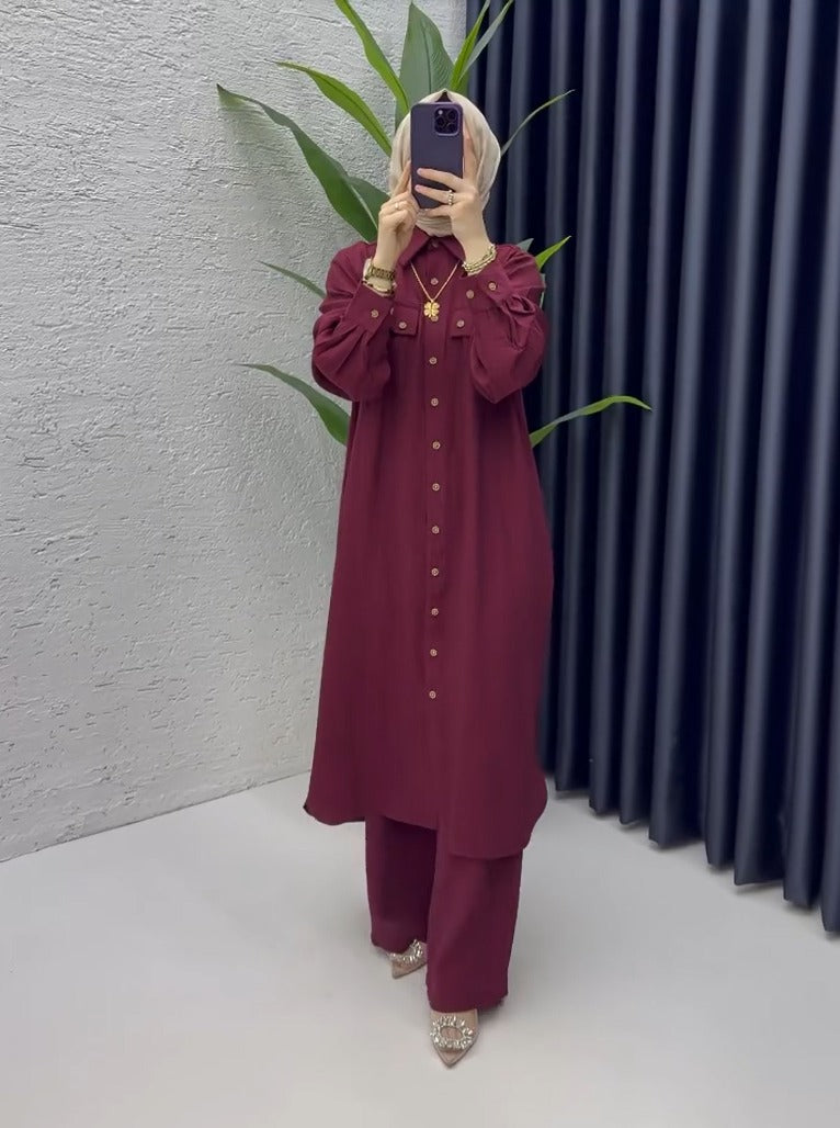 Button Grace Co-Ord Set 🪻