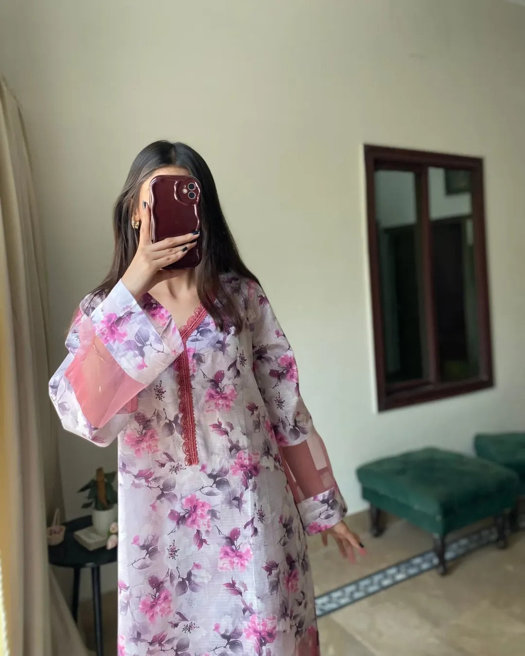 Summer Soft Toned Printed Suit🩷